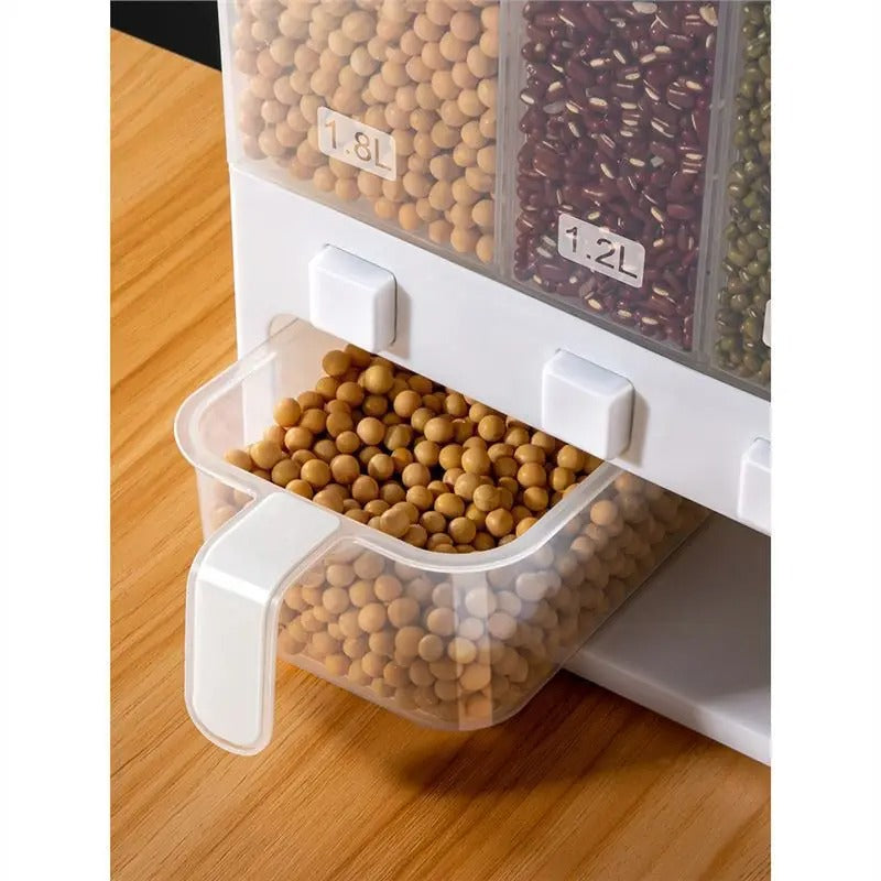 Dispensador De Granos Y Cereales 6 Puestos